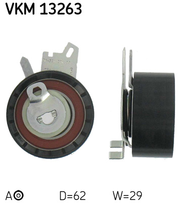 Tensioner Pulley, timing belt - VKM 13263 SKF